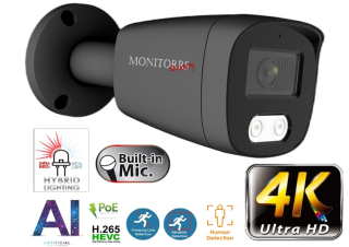 Monitorrs Security AI hybrid Light IP kamera 8 MPix GT (6483)